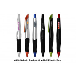 4010 Safari - Push Action Ball Plastic Pen, Promotional Gifts, Promotional Gift, Singapore